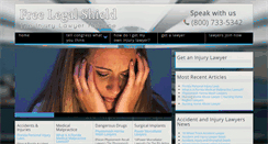 Desktop Screenshot of freelegalshield.com